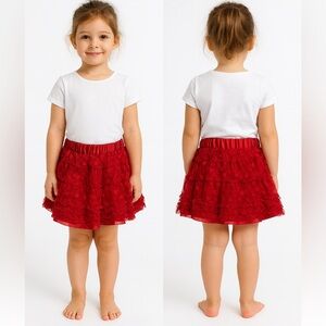 Girls ruffle skirt
